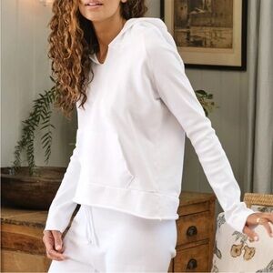 FRANK and EILEEN Melanie Hoodie In White size L